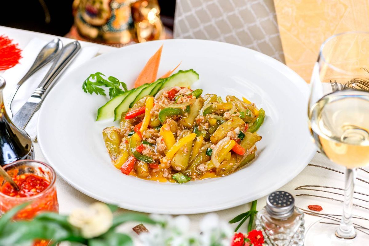 Vinete Sichuan cu Carne de Porc